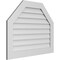 Ekena Millwork Octagonal Top Surface Mount PVC Gable Vent w/ 3-1/2"W x 1"P Standard Frame, 38"W x 30"H GVPOT38X3001SN - alternate 3